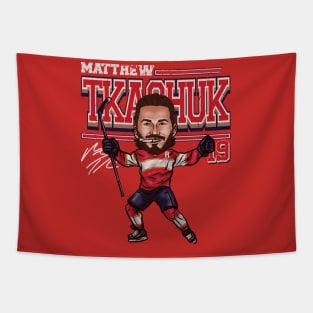 Matthew Tkachuk Florida Cartoon Tapestry