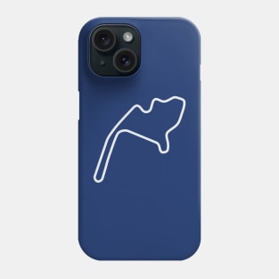 Mid-Ohio Sports Car Course [outline] Phone Case