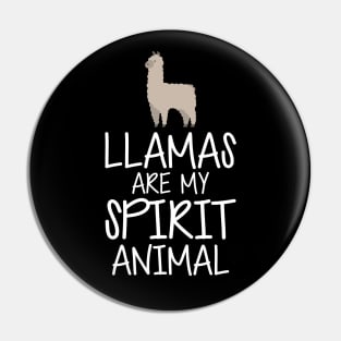 Llama - Llamas are my spirit animal w Pin