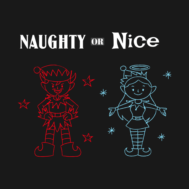 Naughty or Nice Elf by RandyRaePrints