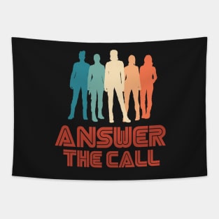 Retro Answer the Call - Motherland Fort Salem Tapestry