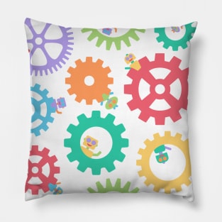 Robot Gears Pillow