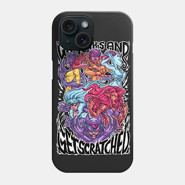 GRAB THIS AND GET SCRATCHED! Phone Case by pbarbalios