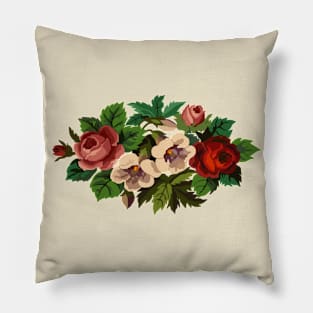 Victorian Roses #1 Pillow