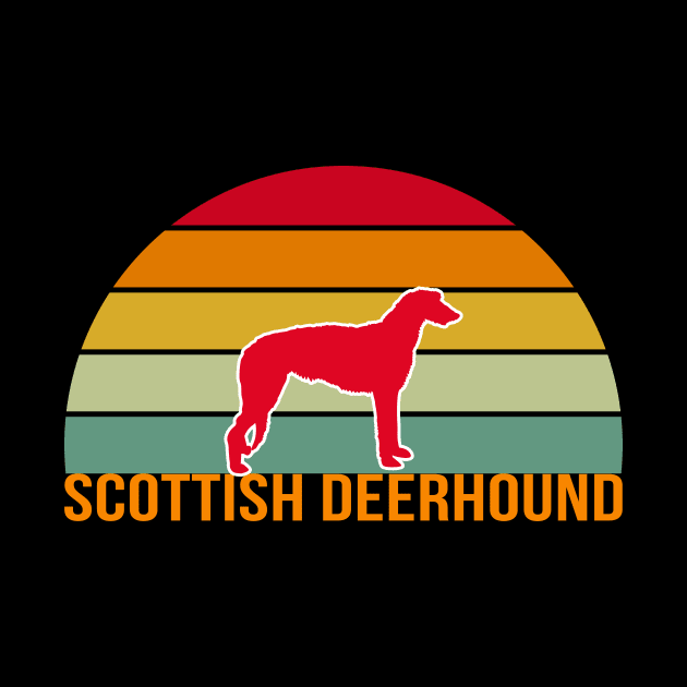 Scottish Deerhound Vintage Silhouette by khoula252018