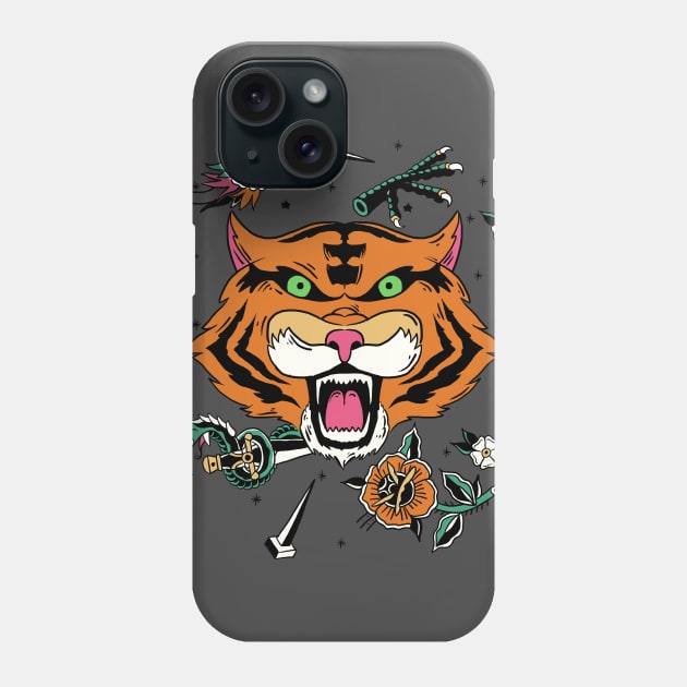 Tiger fury Phone Case by Alberto83aj