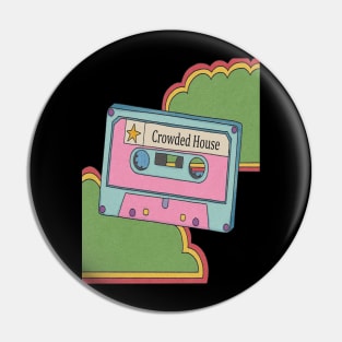 vintage cassette tape Crowded House Pin