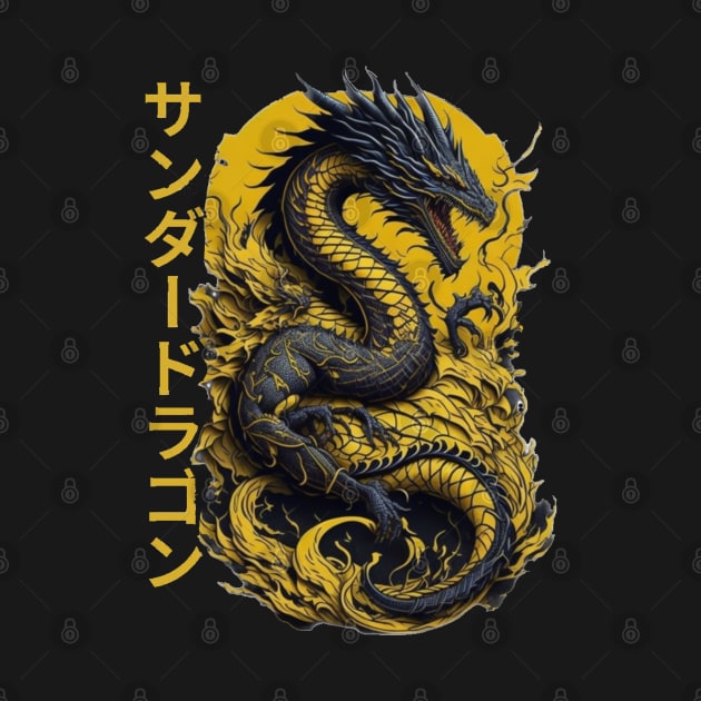 Thunder Dragon by  Colorful&Goldie