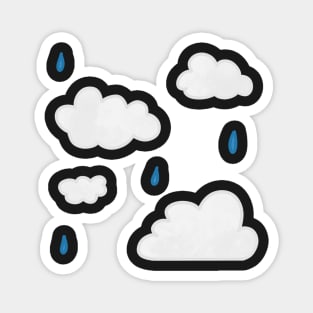 Rain Cloud Set Magnet