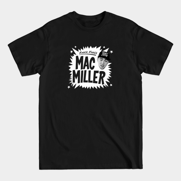 Discover Mac Miller Knock Knock (White Version) - Musician - T-Shirt