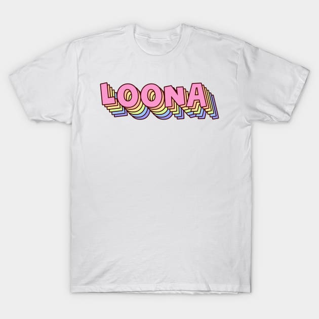 Kpop Girlgroup Loona T Shirt Kpop Girlgroup Loona T Shirt