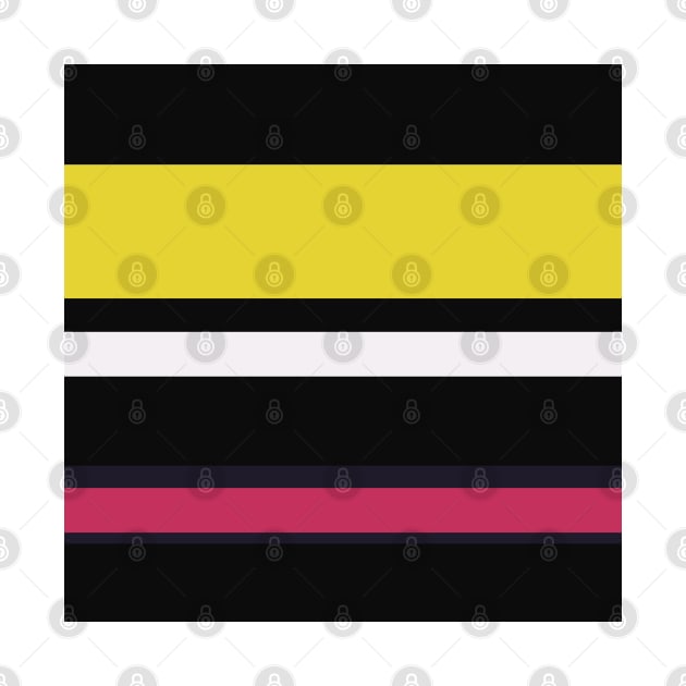 A captivating union of Very Light Pink, Dark, Smoky Black, Dingy Dungeon and Sandstorm stripes. by Sociable Stripes