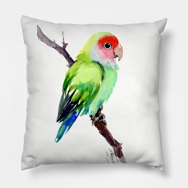 Love bird 3 Pillow by surenart