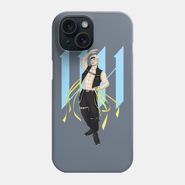 Wonho by Elinor Keat Phone Case by Elinor Keat