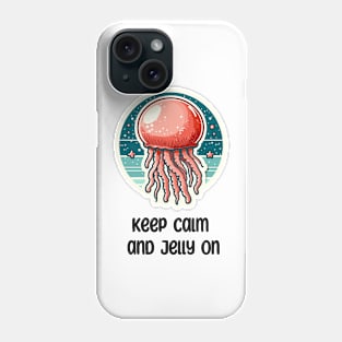 Cannonball Jellyfish Keep Calm and Phone Case