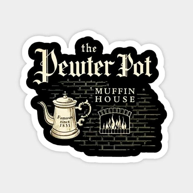 Pewter Pot Muffin House Magnet by thenosh