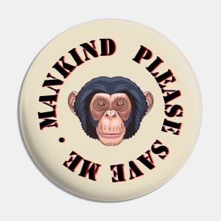 Chimpanzee Conservation Pin