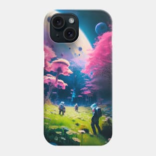 Abstract Another World Explorers Phone Case