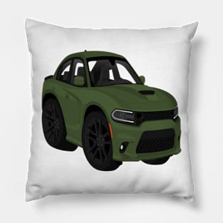 Charge Green Pillow