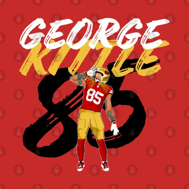 George Kittle 85 celebration by Mic jr