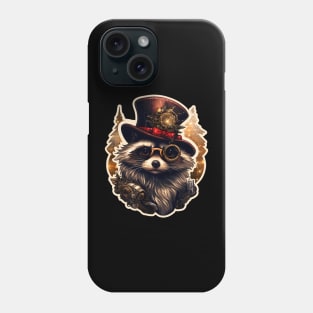 Steampunk Christmas Raccoon Phone Case