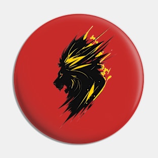 Cool Lion Animal Design Pin