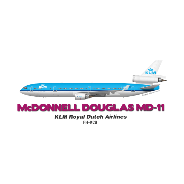 McDonnell Douglas MD-11 - KLM Royal Dutch Airlines by TheArtofFlying