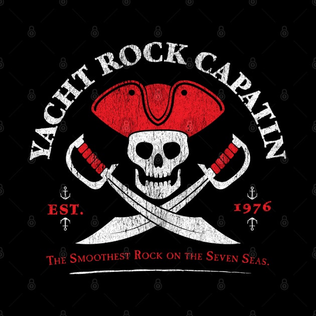 Yacht Rock Pirate Captain - Party Boat Drinking graphic by Vector Deluxe