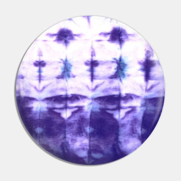 Purple Shibori Stripes Pin by Carolina Díaz