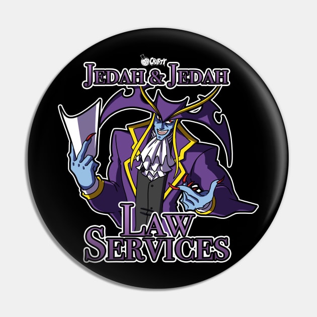 Jedah and Jedah Law Services Pin by DrCrafty