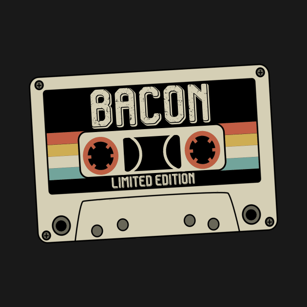 Bacon  - Limited Edition - Vintage Style by Debbie Art