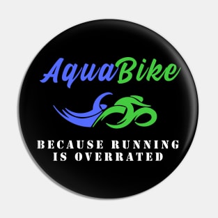 Swim Bike Aquabike Pin