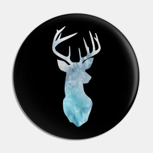 Watercolor Deer Illustration Pin