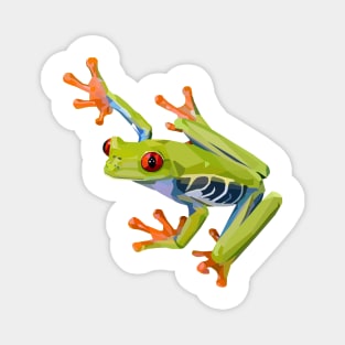 Geometric Tree Frog Magnet