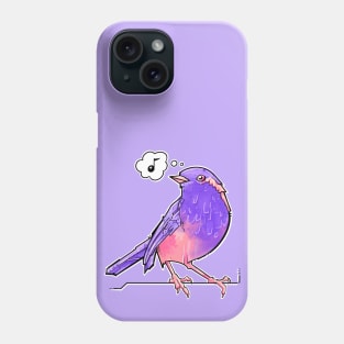 purple and pink songbird Phone Case