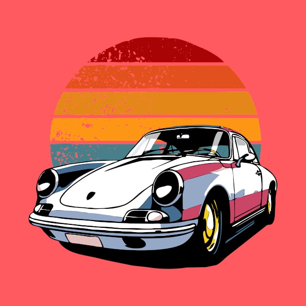 Retro Sport Car by SERVASTEAK