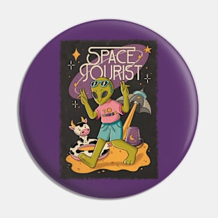 Space Tourist Pin