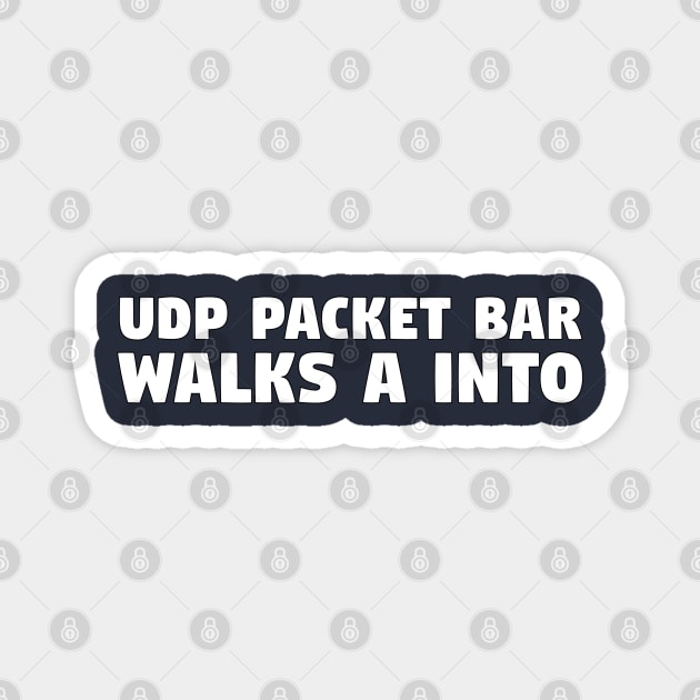 UDP Packet Walks into a Bar Magnet by mymainmandeebo