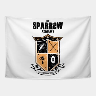 UMBRELLA ACADEMY 3: SPARROW ACADEMY (WHITE & GRUNGE) Tapestry