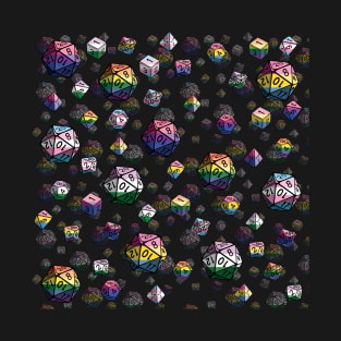 Pride Dice Space Pattern T-Shirt