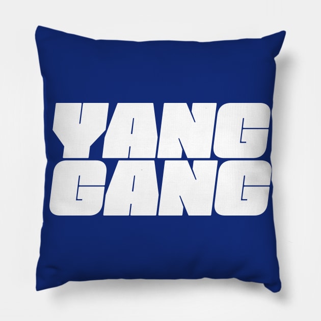 YangGang: Andrew Yang for 2020 President Pillow by topower