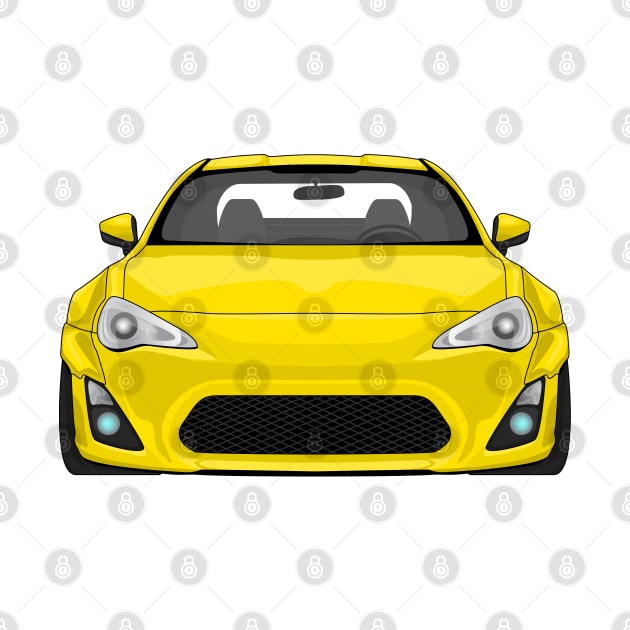 GT86 YELLOW by VENZ0LIC