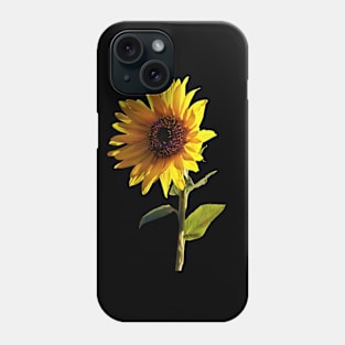 Sunflowers - Sunflower Enjoying the Sun Phone Case