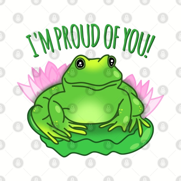 motivational frog is proud of you by FandomizedRose