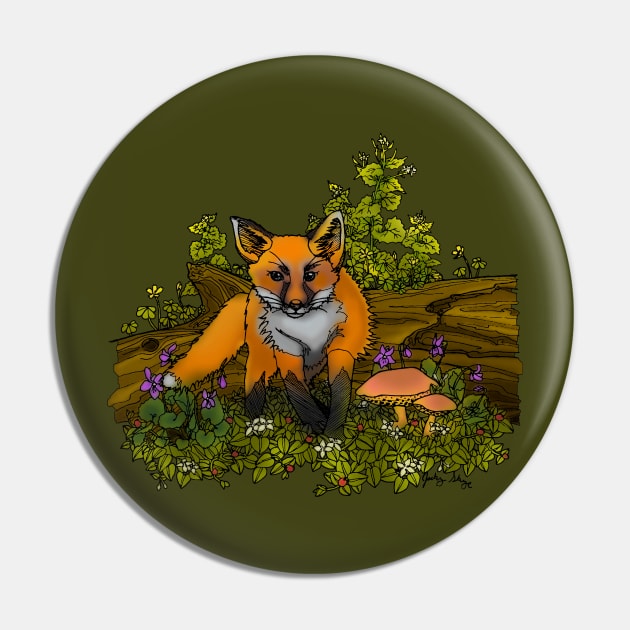 Fox Kit Pin by ThisIsNotAnImageOfLoss