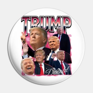 Trump Bootleg, Retro 90s Trump Black Band, Trump 2024 Pin