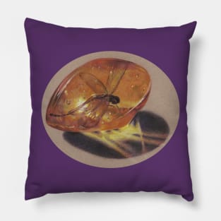 Dragonfly in Amber Pillow