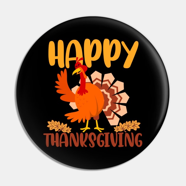 Happy Thanksgiving 2021 Family Costume Thankful Turkey Pin by alcoshirts