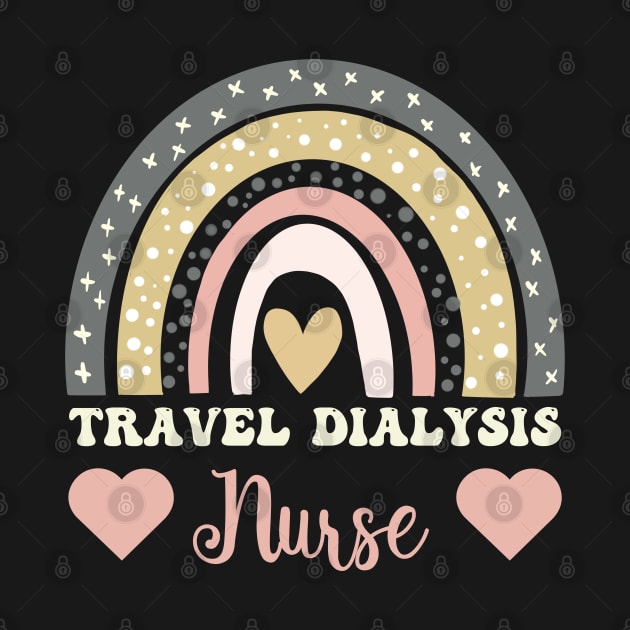 Funny thank you travel dialysis nurse by Printopedy