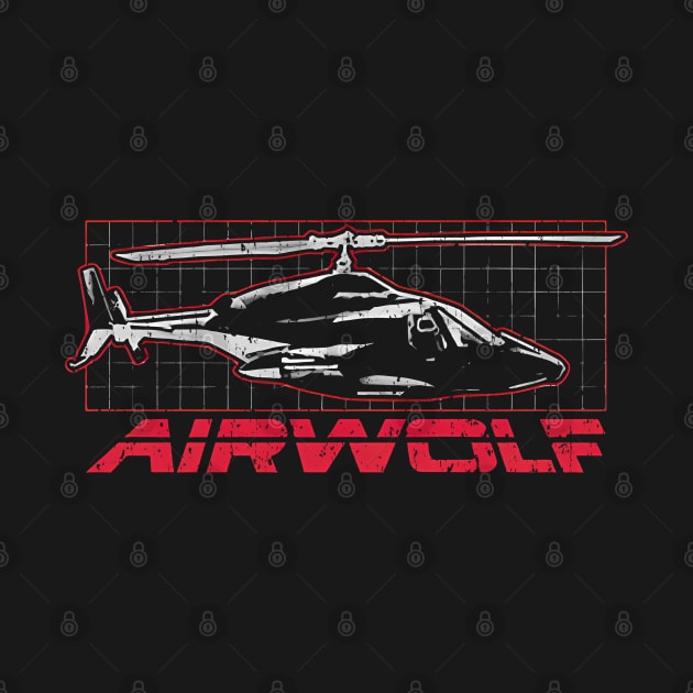 Helicopter Airwolf by meltingminds